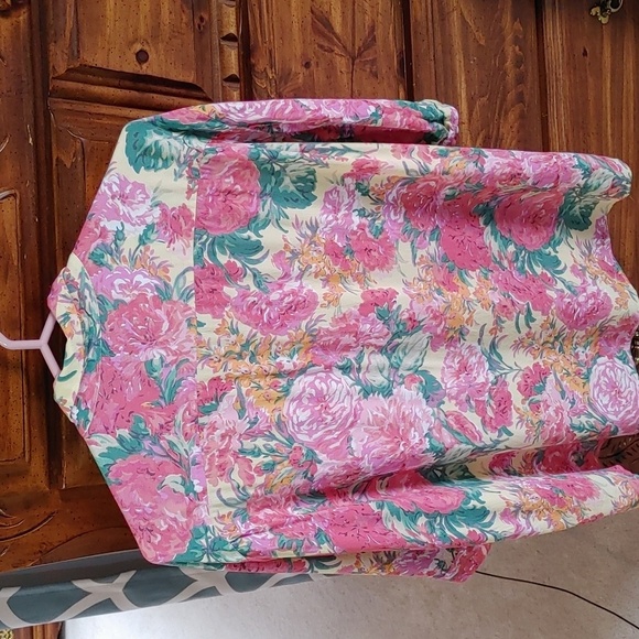 Zara Women's Floral Button Down Top Size Large - Picture 4 of 12